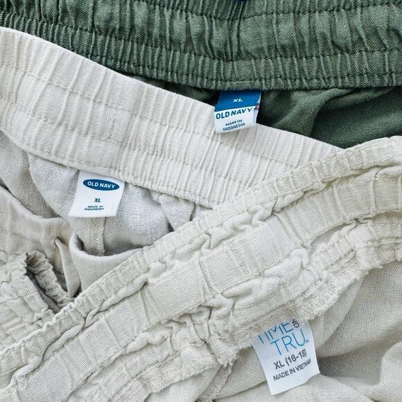 Women’s Loose Fit Linen Blend Pants And Short Bundle Of 3 Size XL - Picture 9 of 11